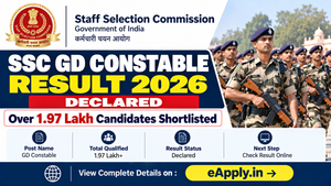 SSC GD Constable Result 2026 Declared: Over 1.97 Lakh Candidates Shortlisted