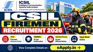ICSIL Firemen Recruitment 2026