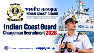 Indian Coast Guard Chargeman Recruitment 2026