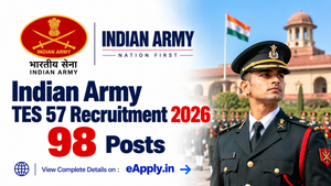 Indian Army TES 57 Recruitment 2026: 98 Posts
