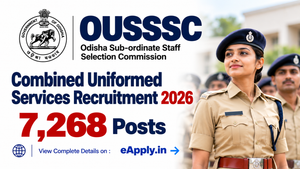OUSSSC Combined Uniformed Services Recruitment 2026: 7,268 Posts
