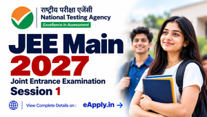 NTA JEE Main 2027 Online Form: Session 1