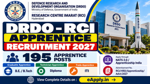 DRDO RCI Apprentice Recruitment 2026: 195 Vacancies
